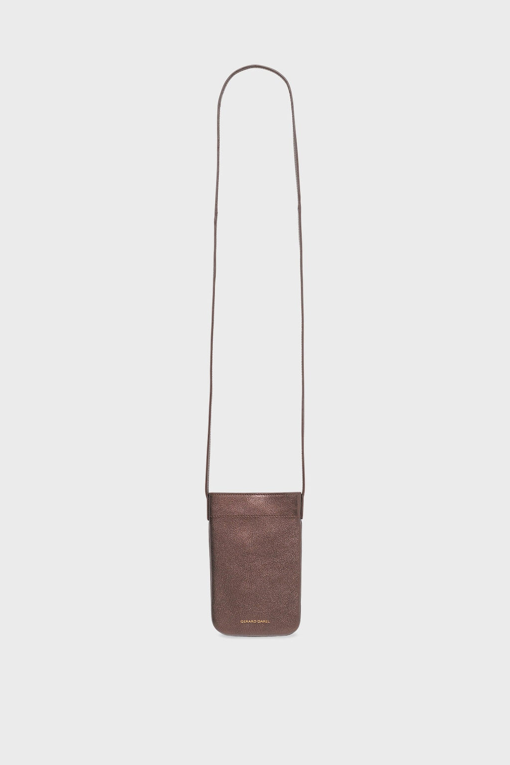 Porte téléphone en cuir métallique - LADYPHONE - 1