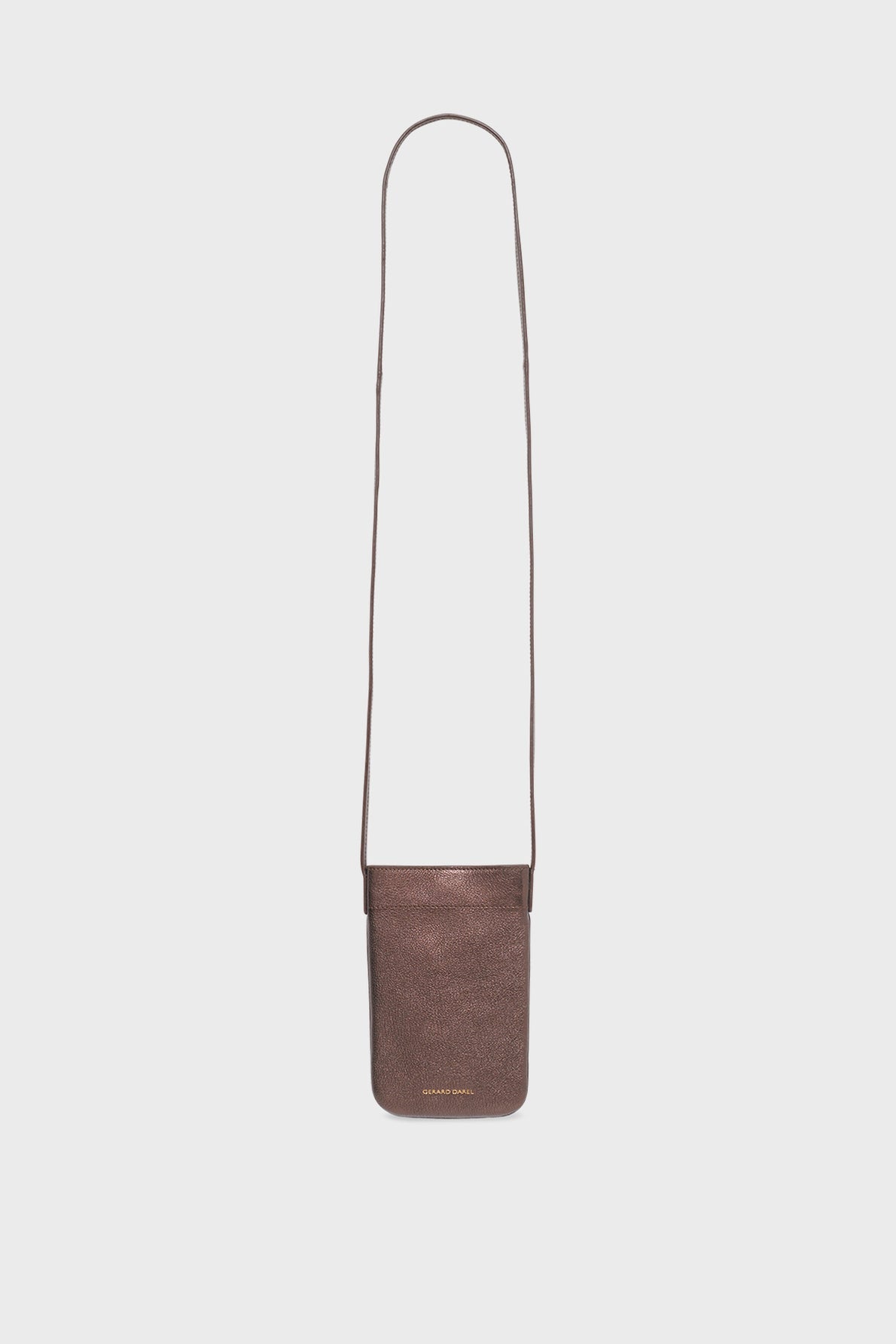 Porte téléphone en cuir métallique - LADYPHONE - 1