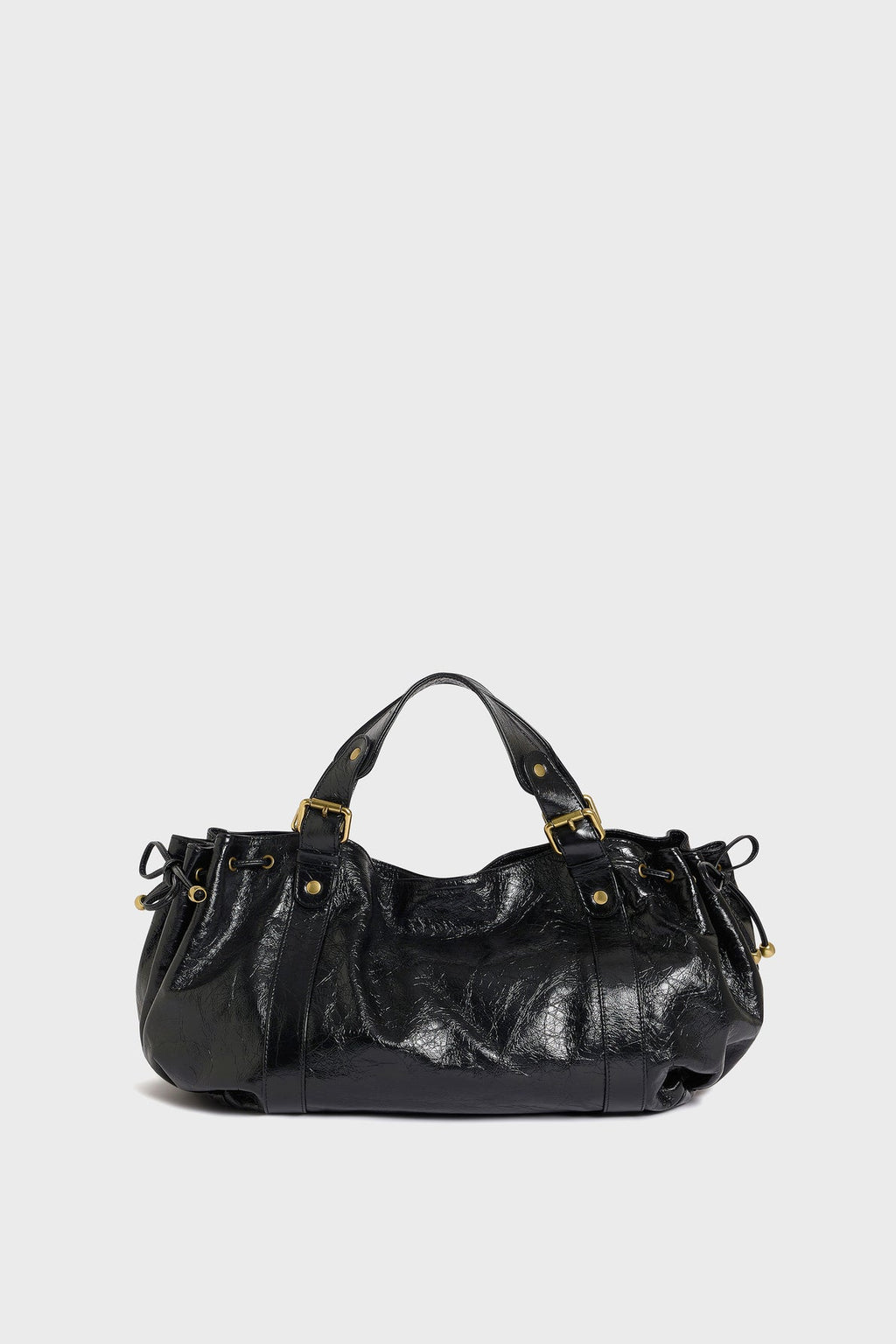 Sac à main en cuir effet froissé - 24H - 1