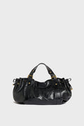 Sac à main en cuir effet froissé - 24H - 1