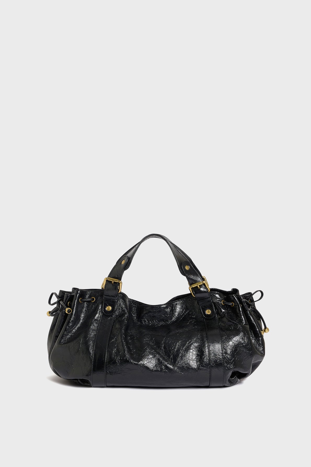 Sac à main en cuir effet froissé - 24H - 1