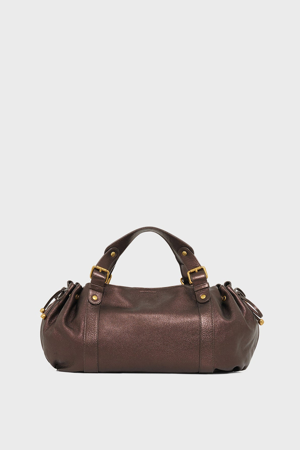 Sac à main en cuir métallique - 24H - 1