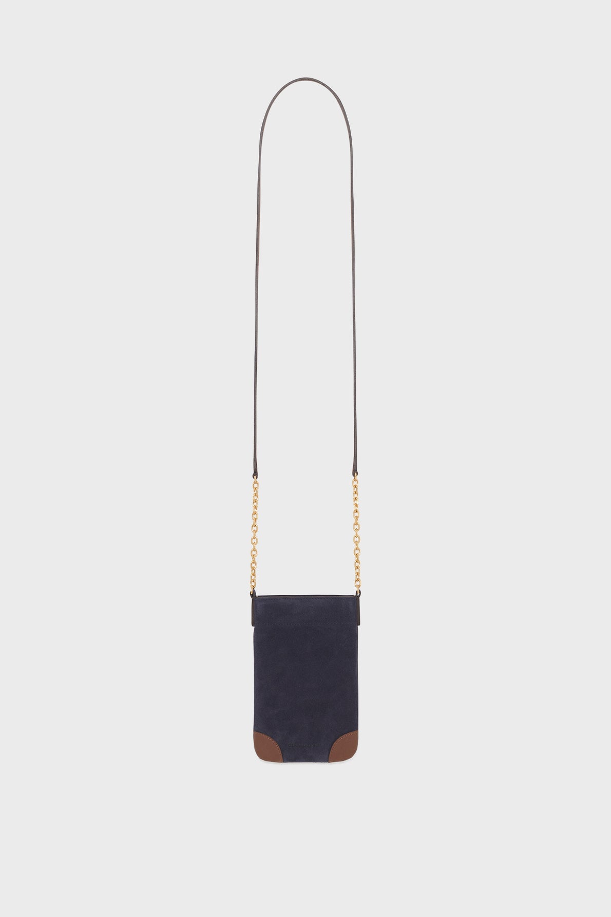 Porte téléphone en cuir velours - LE CHARLOTTE PHONE - 1