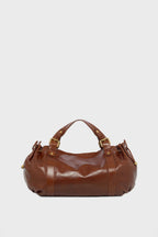 Sac à main en cuir effet froissé - 24H - 1