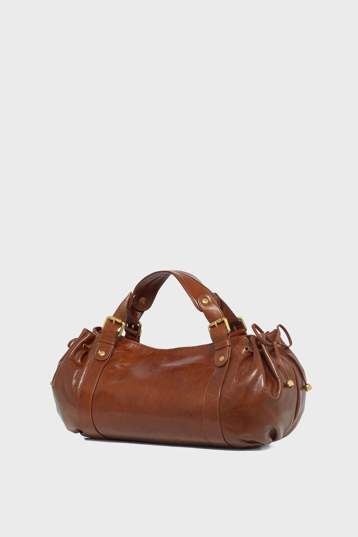 Sac à main en cuir effet froissé - 24H - 2