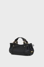 Mini sac à main en cuir grainé intérieur métallisé– 12H - 2