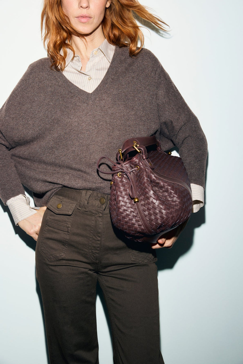Pull V oversize en cachemire - ESMEE - 2