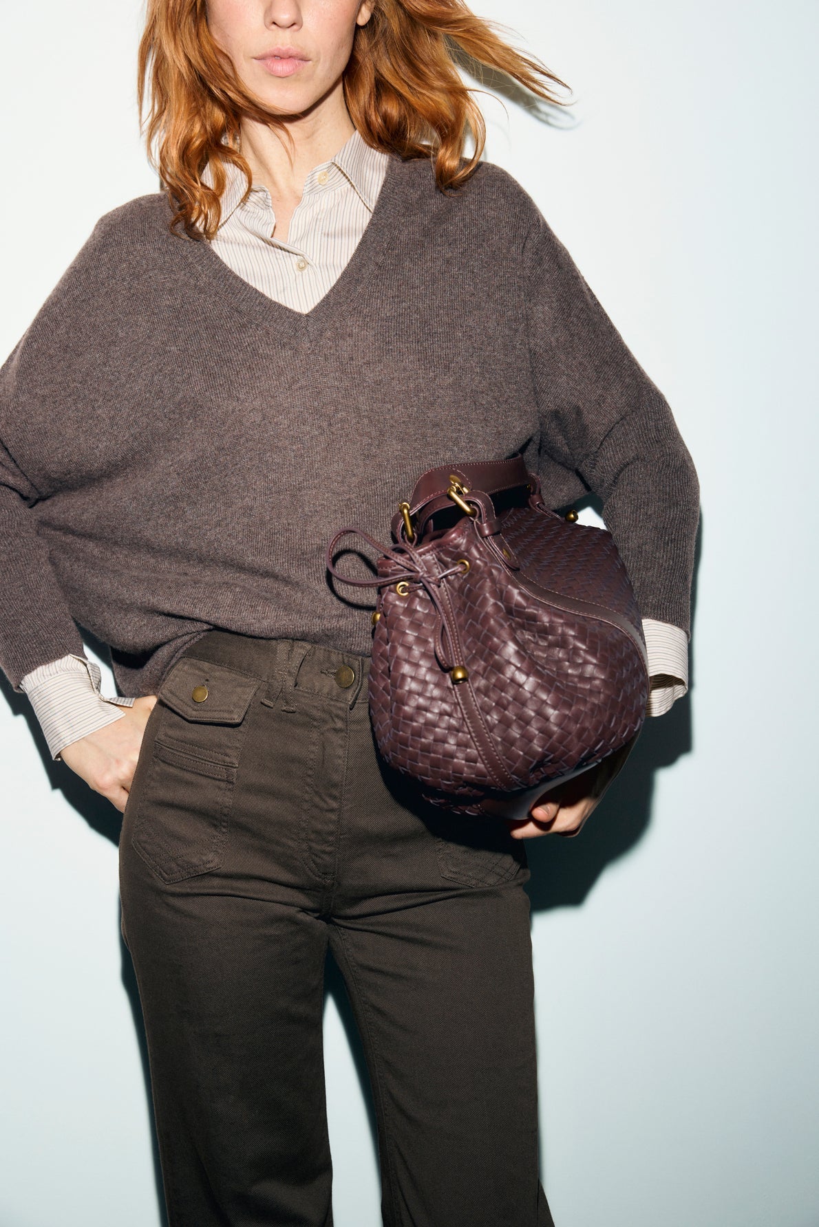 Pull V oversize en cachemire - ESMEE - 2