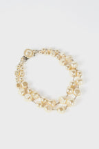 Collier double en perles de verre - 1