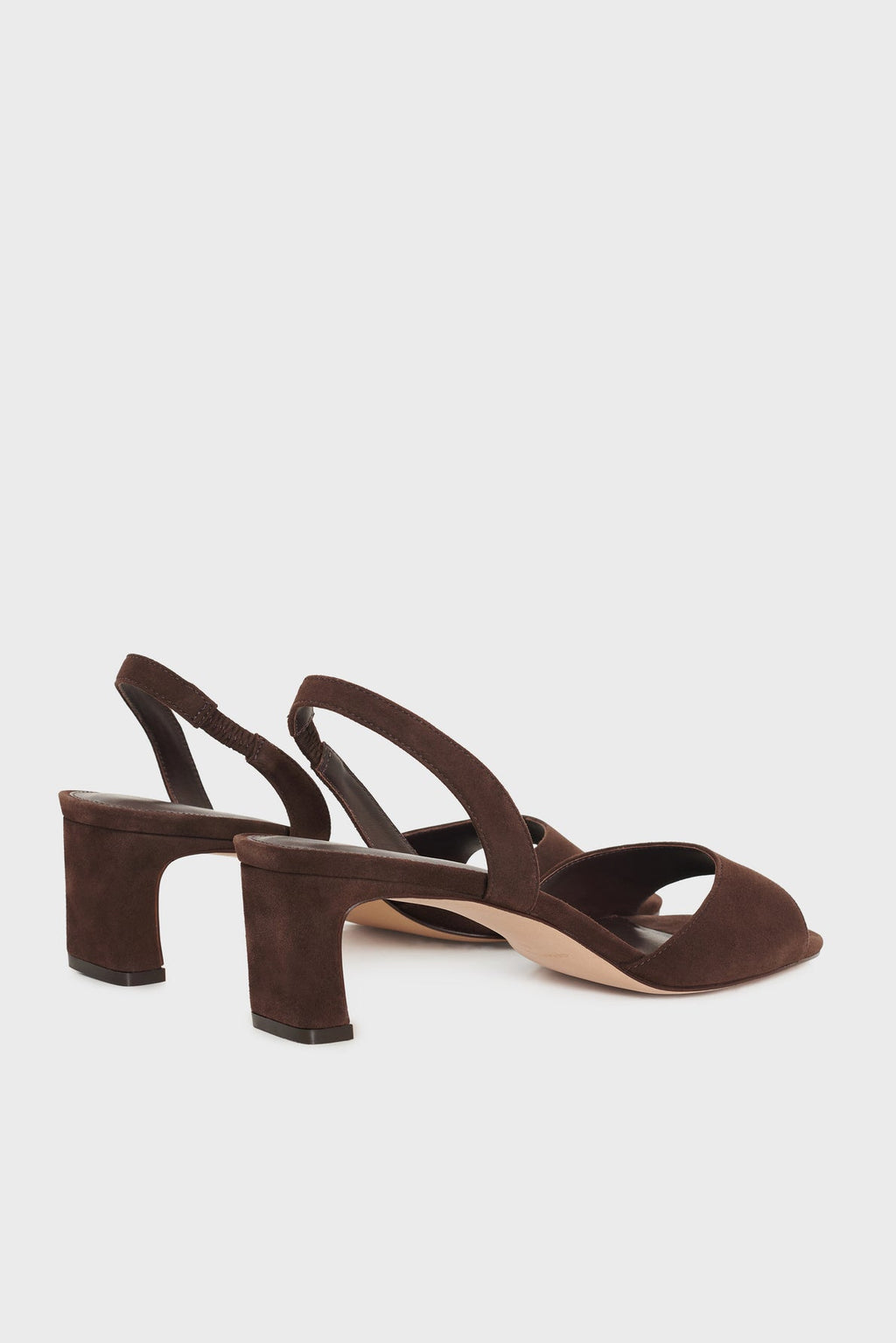 Sandales à talon en cuir velours - CÔME - 2