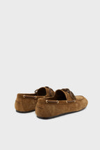 Chaussures bateau en cuir velours - ONDINE - 2