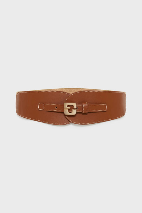 Ceinture signature en cuir - OLYMPE - 1