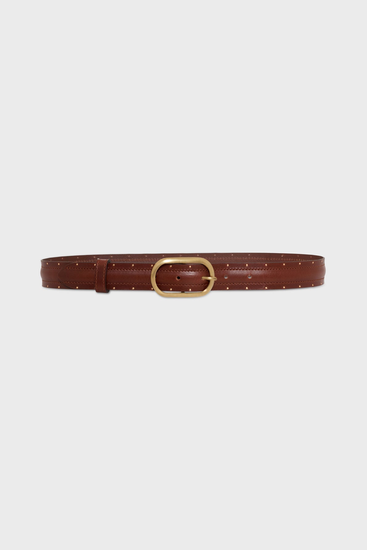 Ceinture en cuir avec clous - HONORE - 1