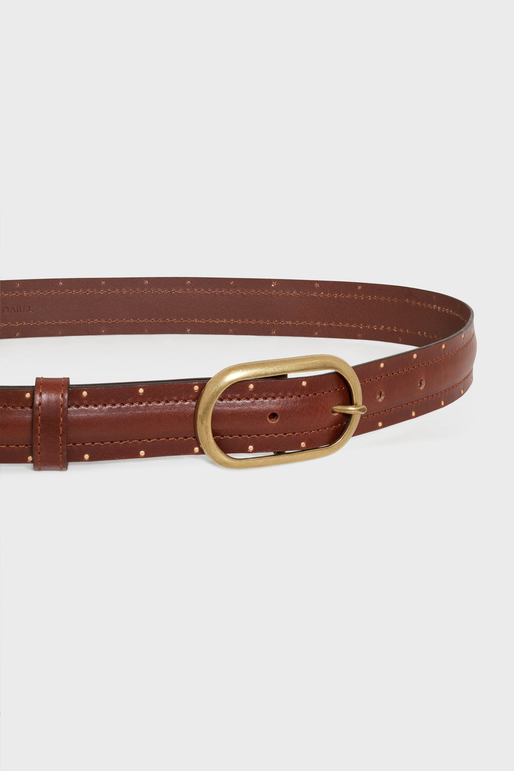Ceinture en cuir avec clous - HONORE - 2
