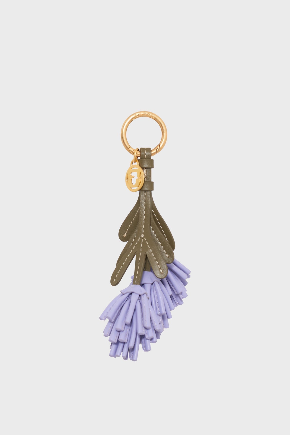 Charm en cuir –LAVANDE - 1