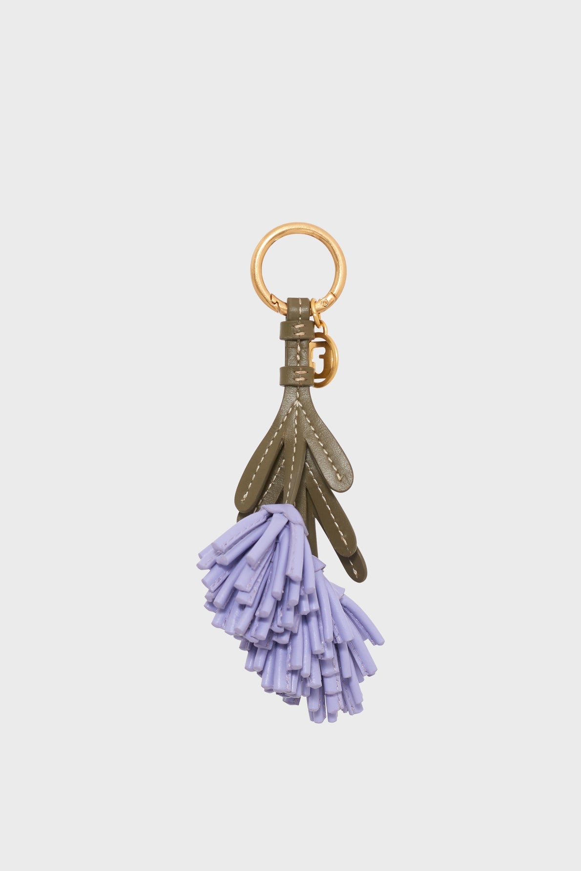 Charm en cuir –LAVANDE - 2