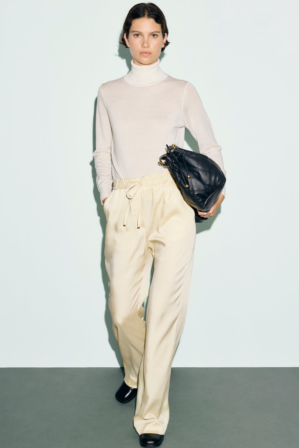 Pantalon satiné - BAHYRA - 1