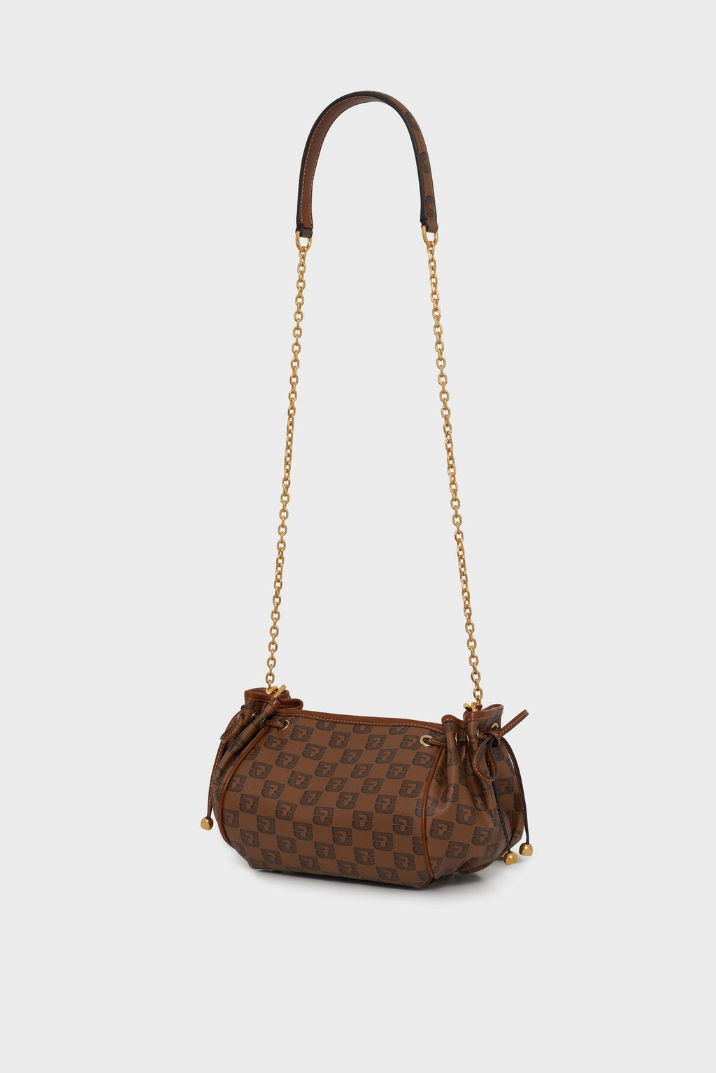 Sac en toile enduite monogrammée et cuir - LE MINI 24 - 2