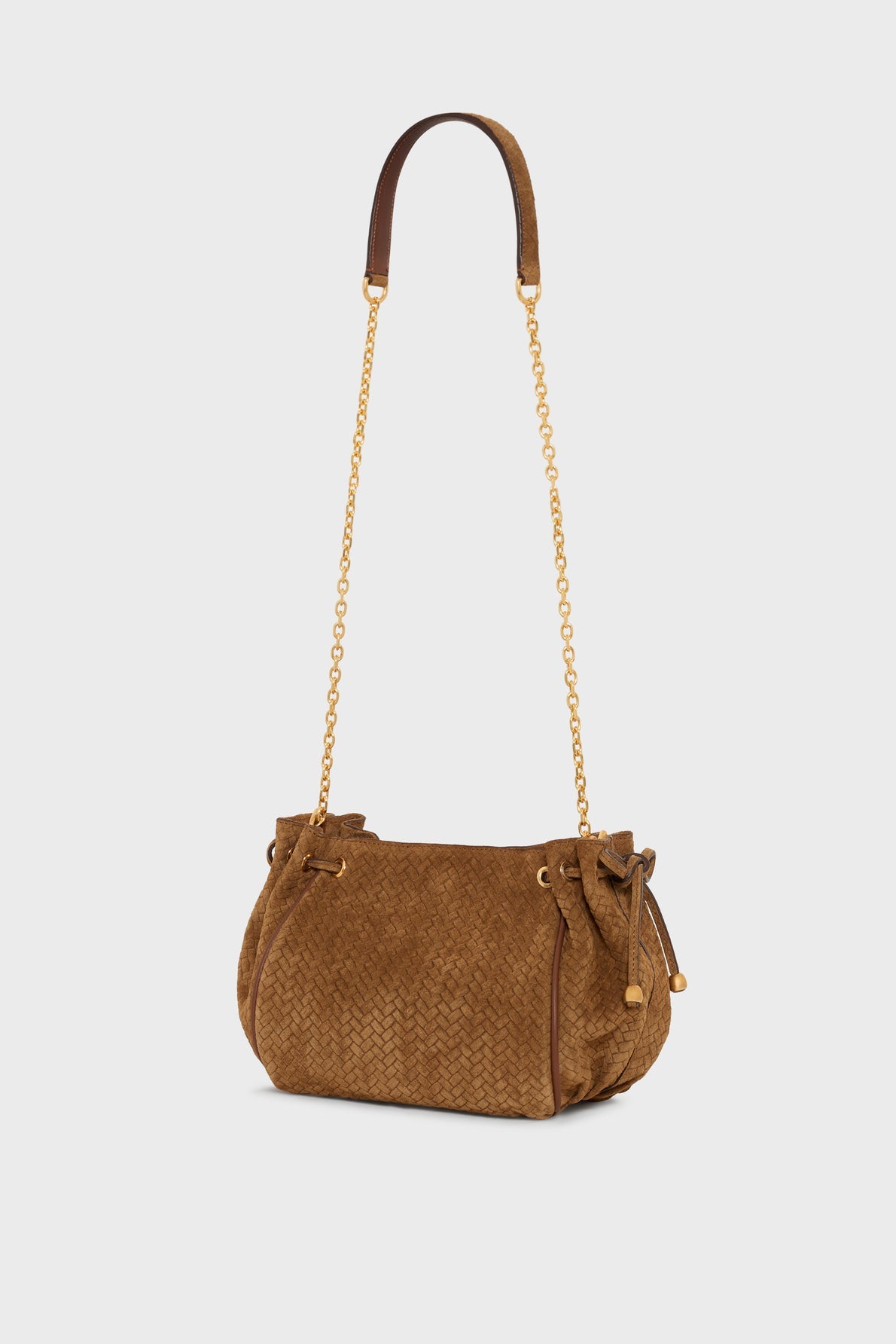 Sac en cuir velours effet tressé - LE MINI 24 - 2