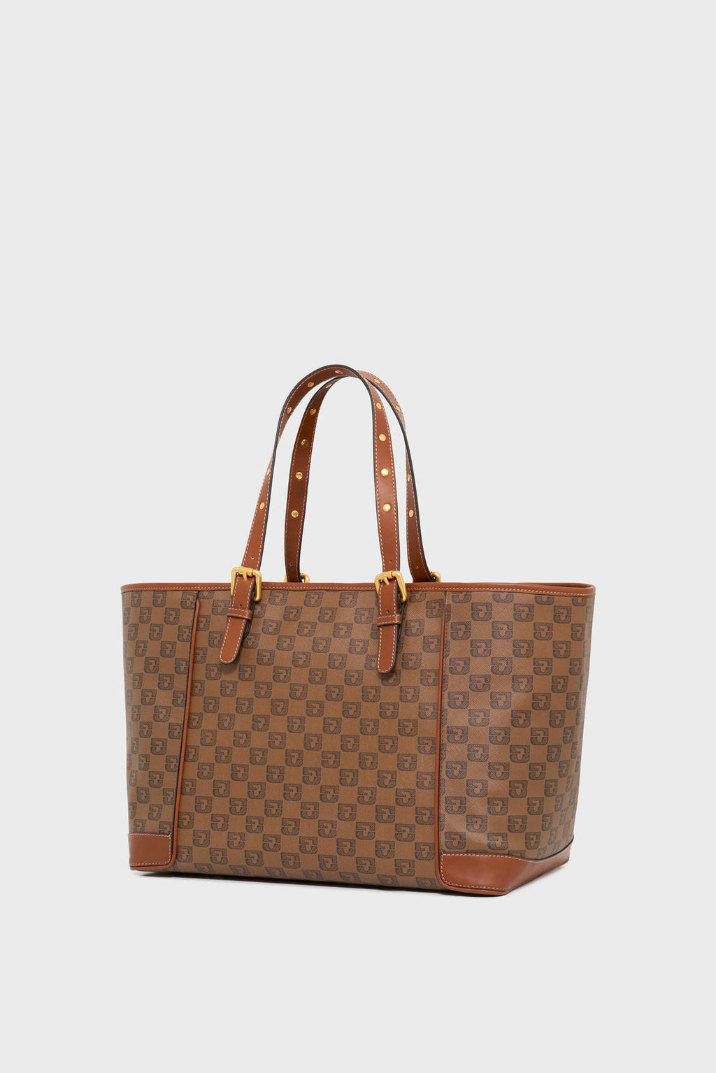 Cabas en toile enduite monogrammée et cuir - SIMPLE BAG - 2