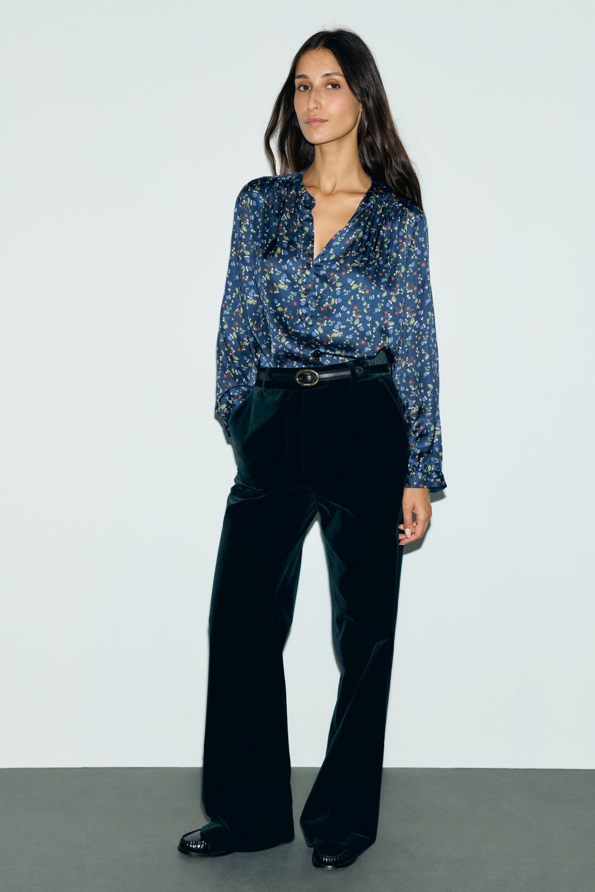 Blouse à fleurs champêtres - LOLITA - 2