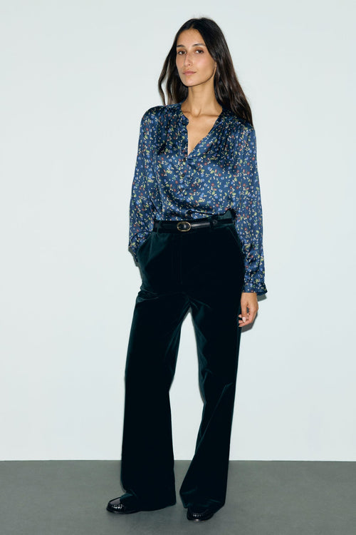 Blouse à fleurs champêtres - LOLITA - 2