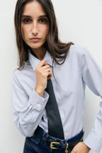 Chemise en popeline rayée - LYLA - 1