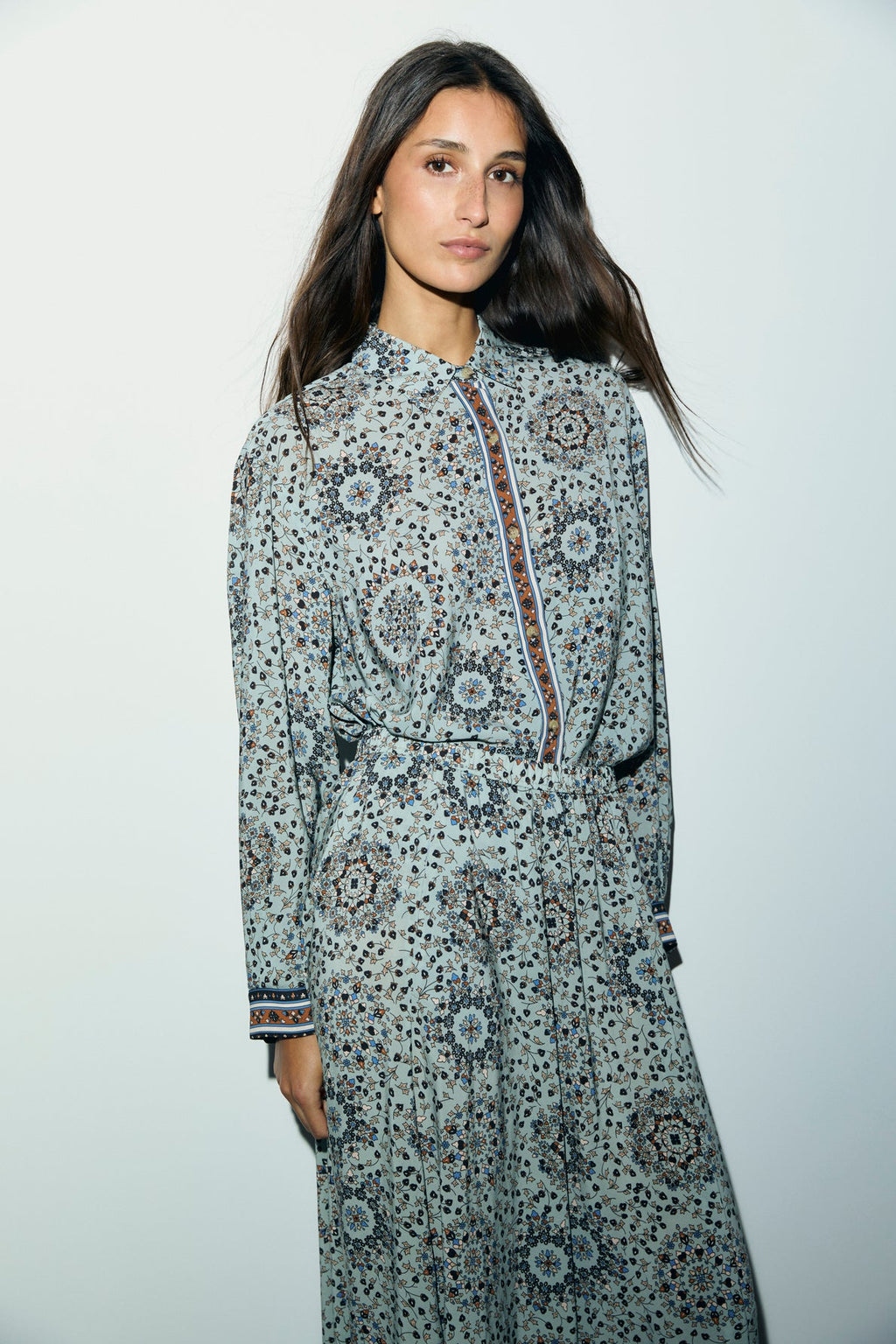 Chemise fluide imprimé foulard - LIZ - 2