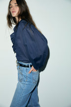 Blouse à volants en voile de coton - LEONE - 2