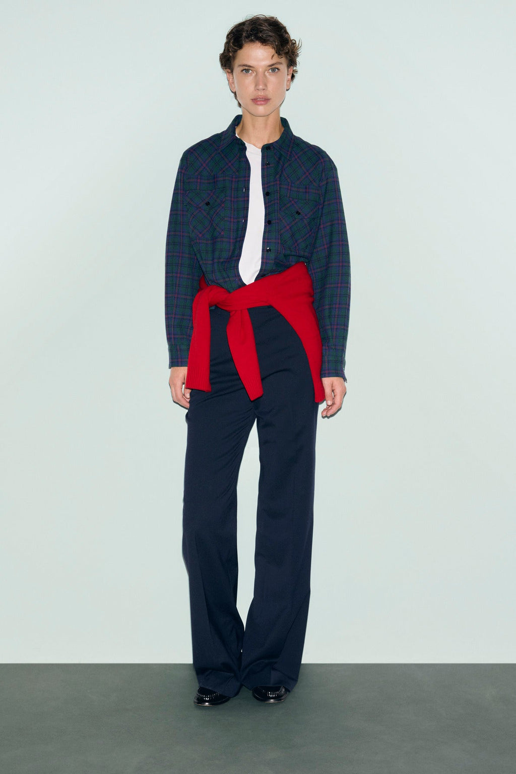 Chemise imprimé écossais - LOTTY - 1