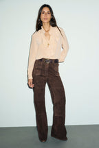 Blouse à volants en soie - LOAN - 2