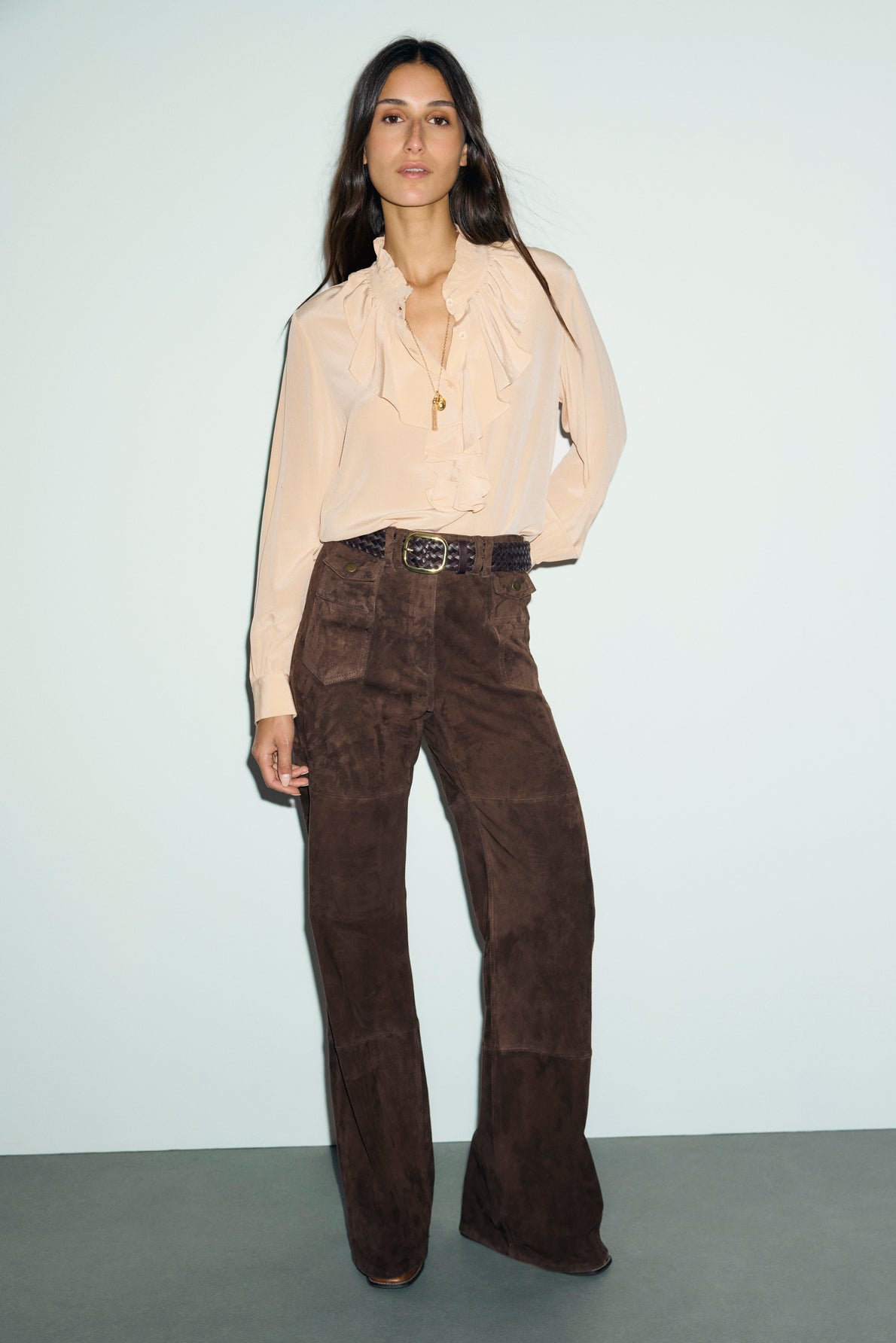 Blouse à volants en soie - LOAN - 2