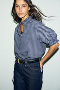 Blouse rayée à volants - LOUANN - 1