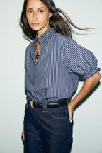 Blouse rayée à volants - LOUANN - 1