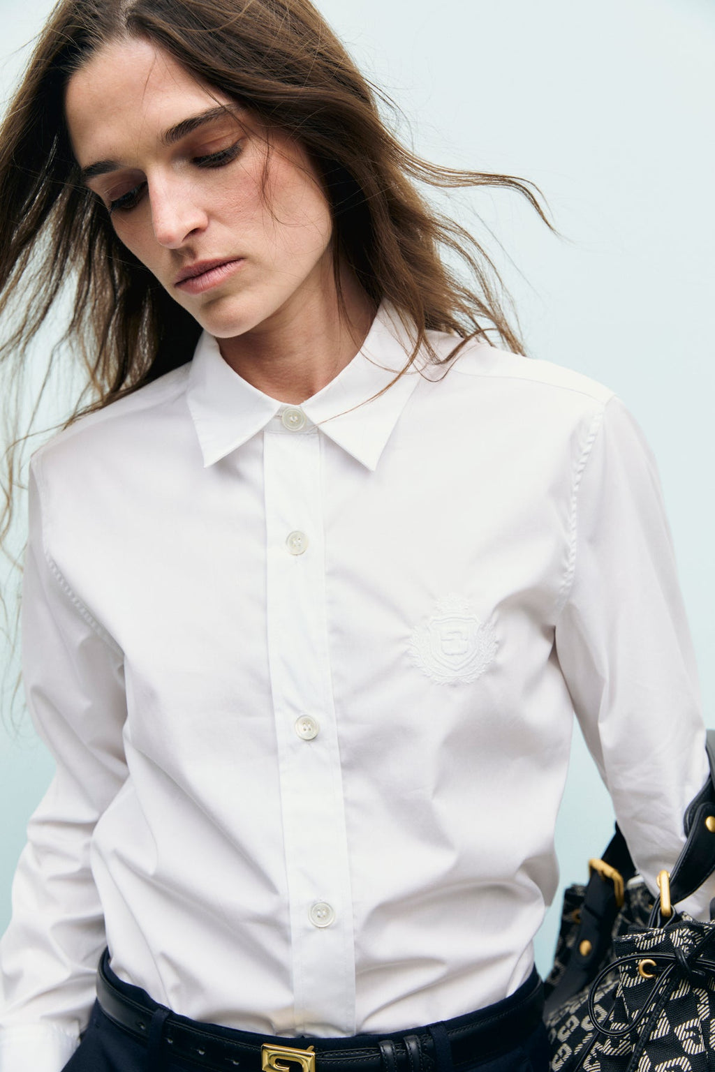 Chemise en popeline à blason - LUMA - 1