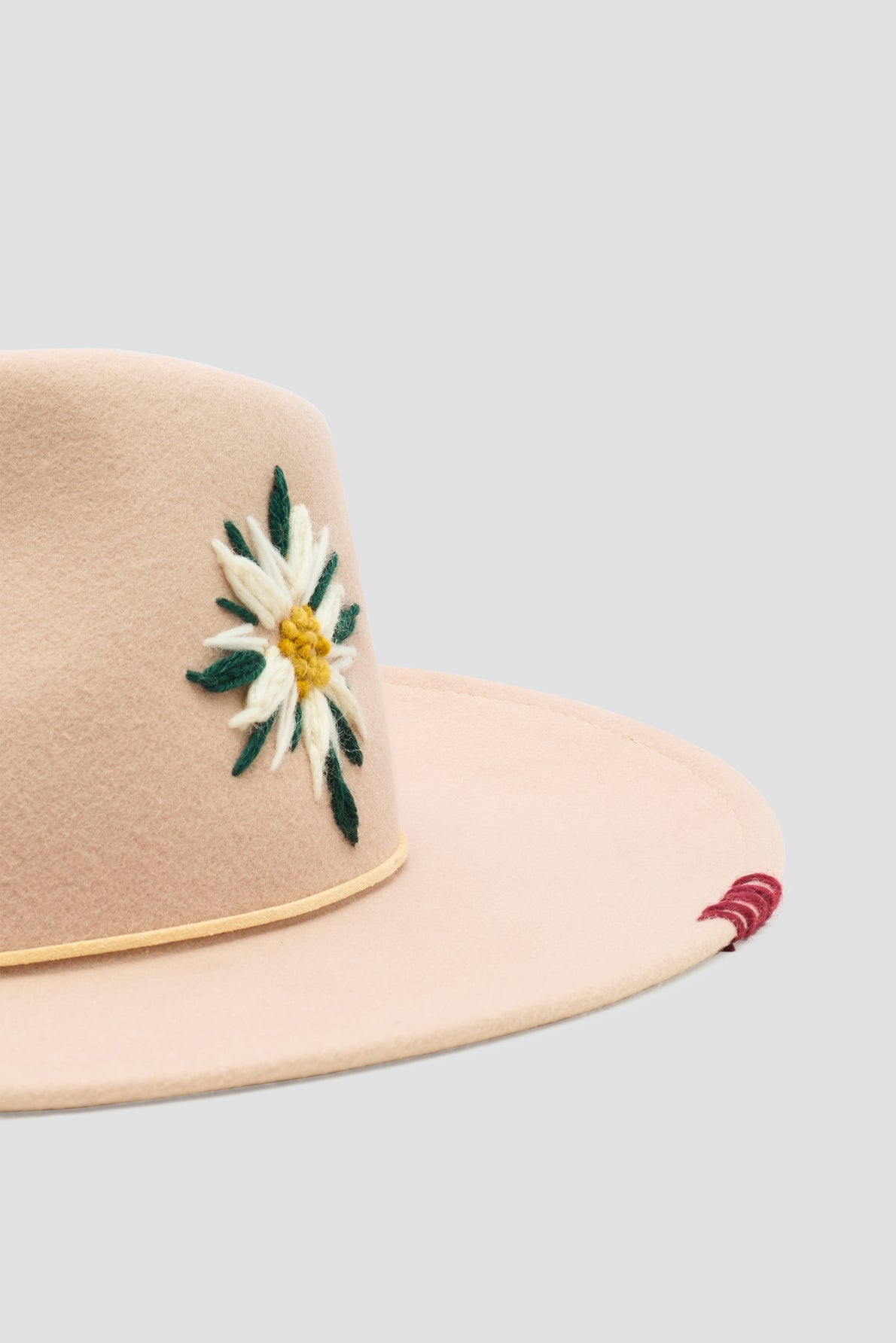 Chapeau en laine brodé - DALY - 2