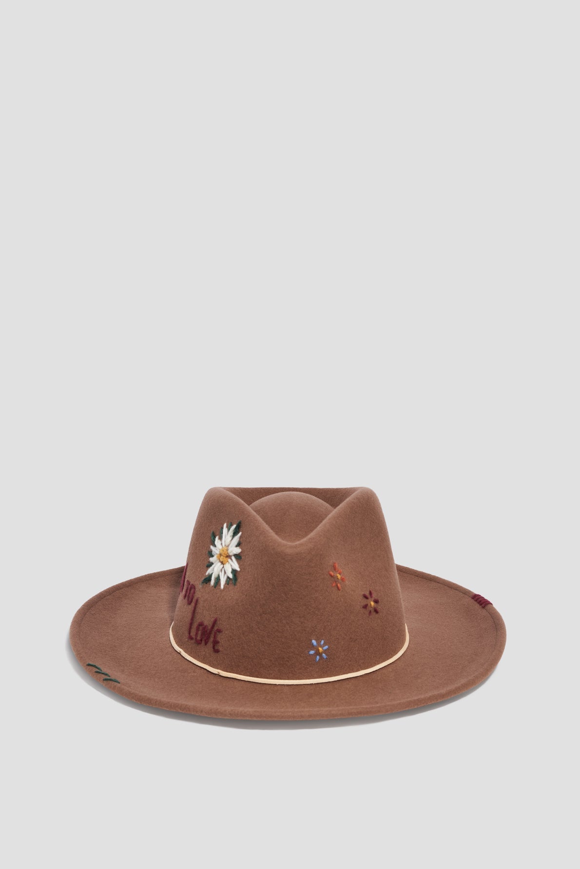 Chapeau en laine brodé - DALY - 1