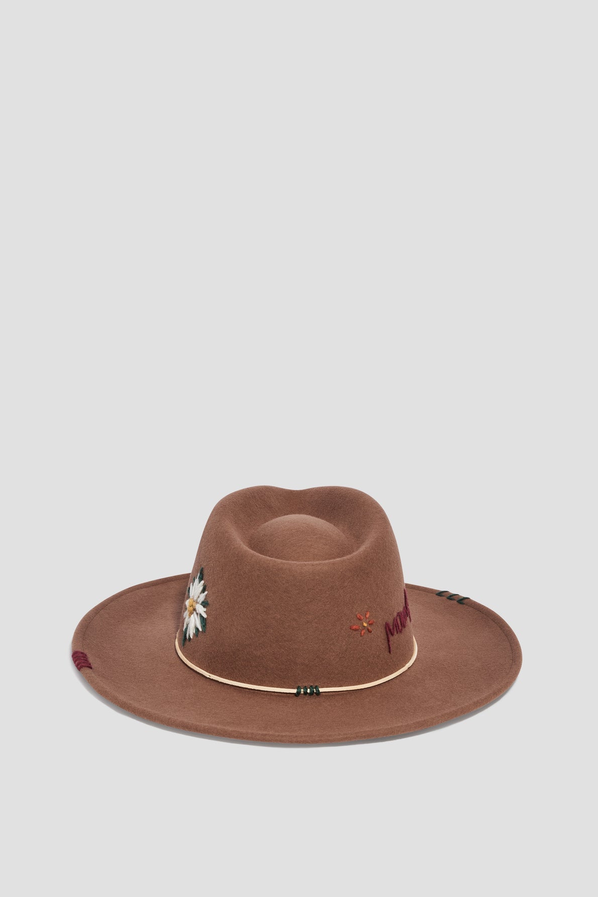Chapeau en laine brodé - DALY - 2