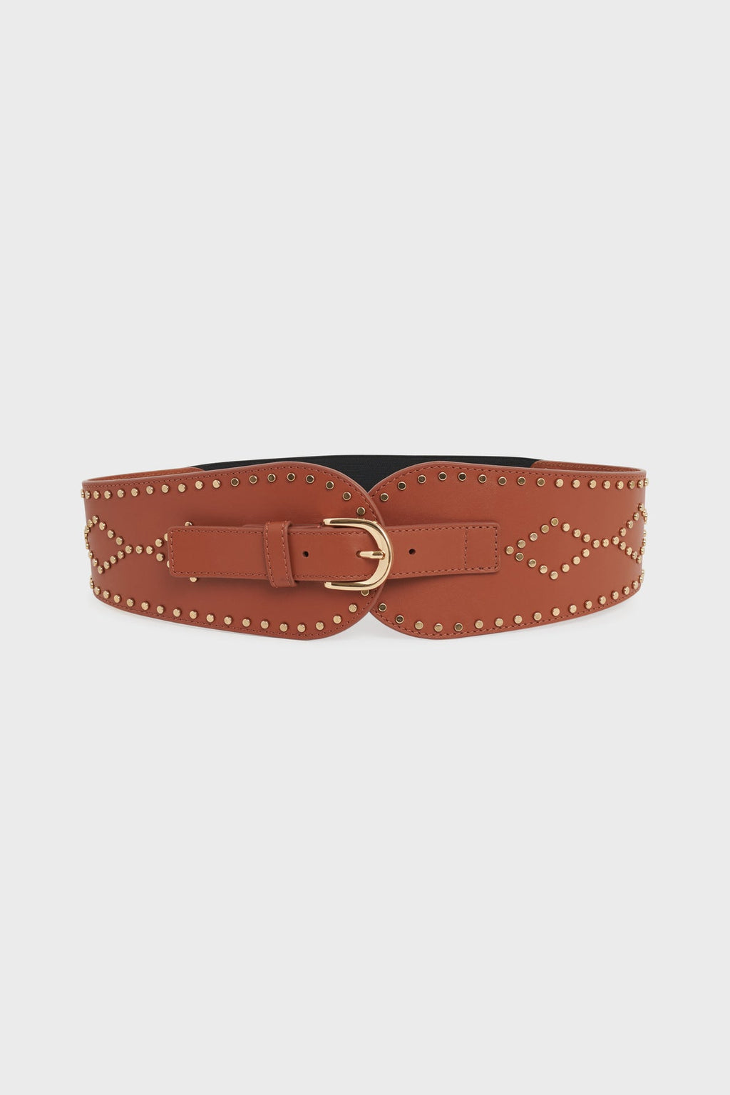 Ceinture corset en cuir - OLYMPE STUDS - 1