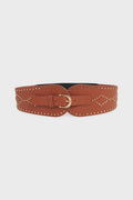Ceinture corset en cuir - OLYMPE STUDS - 1