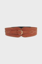 Ceinture corset en cuir - OLYMPE STUDS - 1