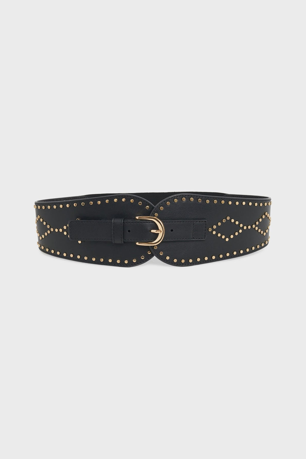 Ceinture corset en cuir - OLYMPE STUDS - 1