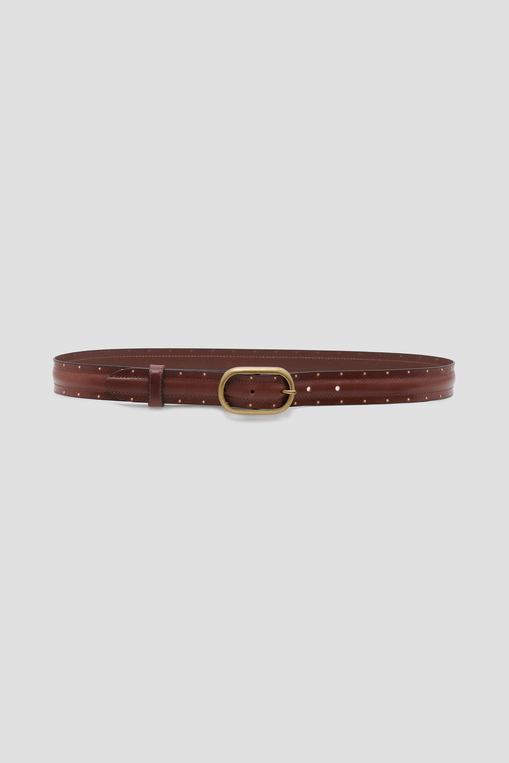 Ceinture en cuir avec clous - HONORE - 1