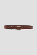 Ceinture en cuir avec clous - HONORE - 1