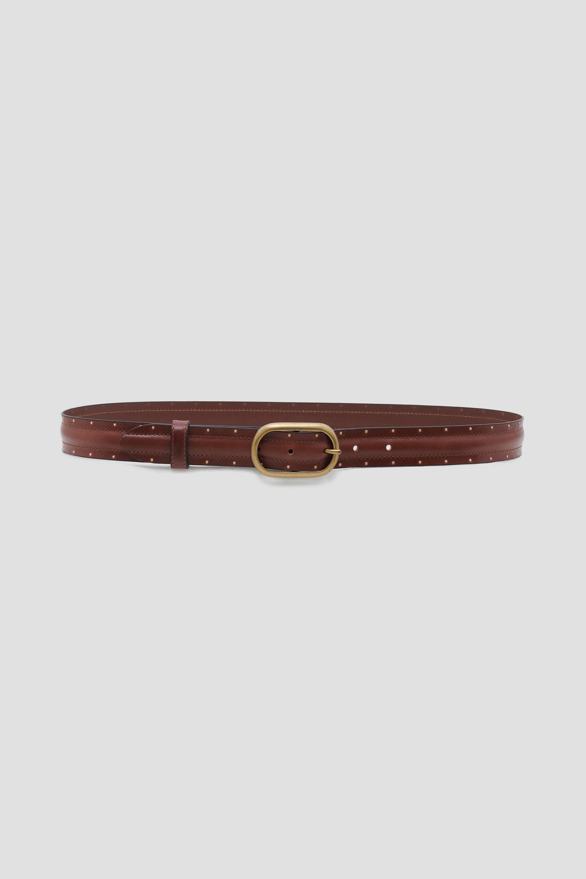 Ceinture en cuir avec clous - HONORE - 1