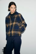 Manteau court à carreaux - ALMY - 1