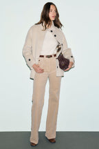 Manteau court en laine et alpaga - ALAY - 2