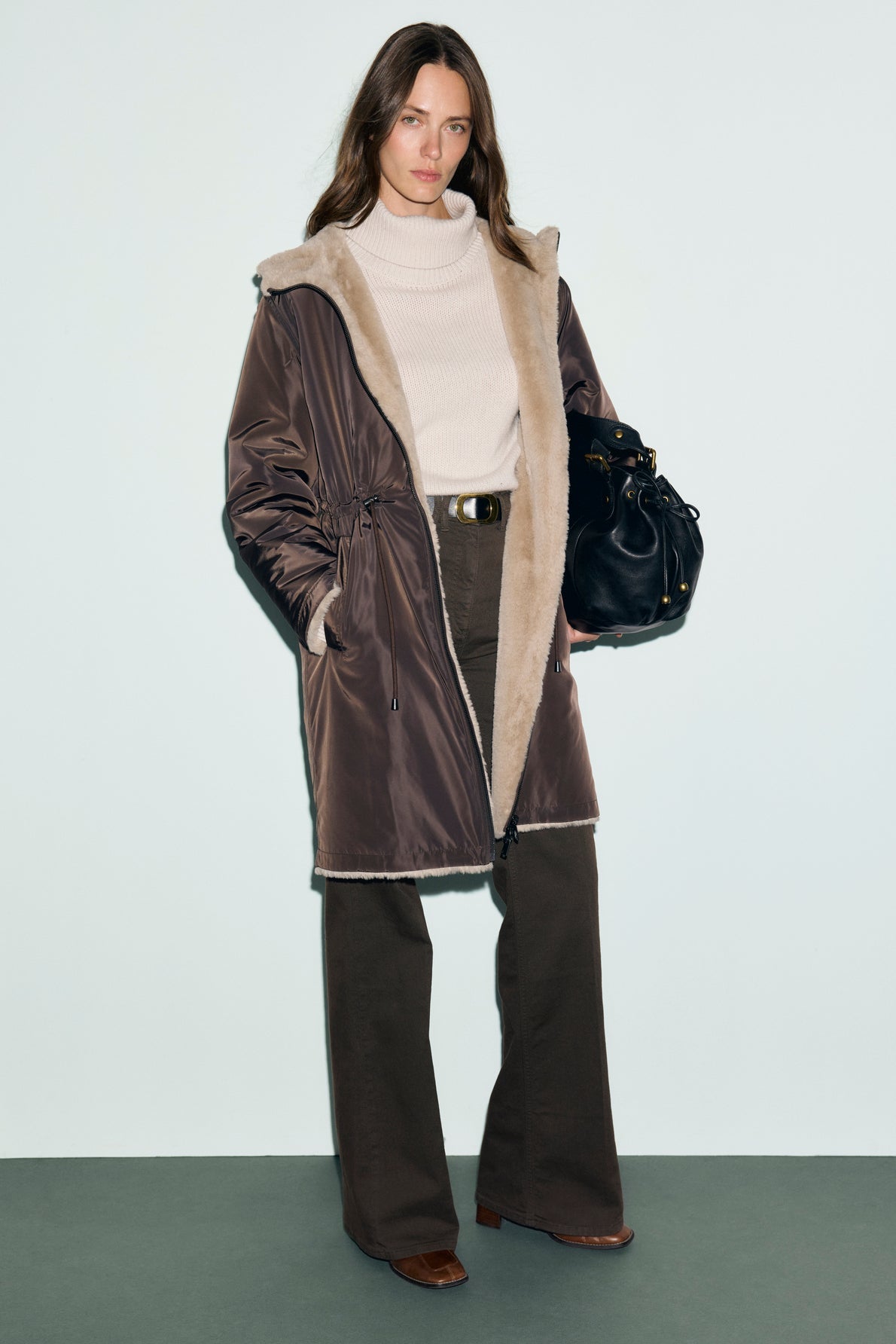 Parka réversible à capuche - ANNY - 1