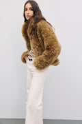 Manteau court en fausse fourrure - ALZA - 1