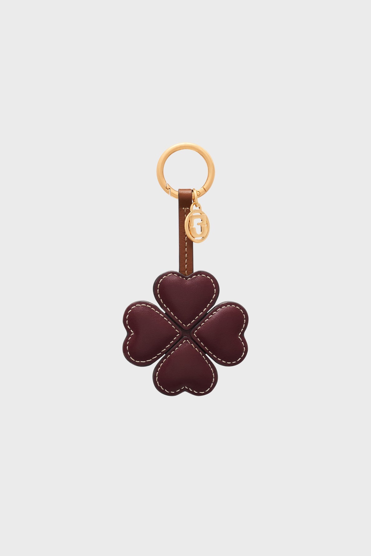 Charm en cuir – 4 FEUILLES GD - 2